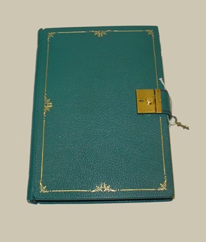  Notebook with a lock 